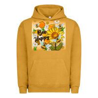 Pigment Peanut Butter bee happy Urban Hoodie - MaliasSmallBusiness