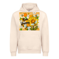 Sandshell bee happy Urban Hoodie - MaliasSmallBusiness