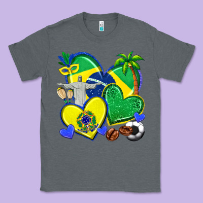 Classic Tee brazil hearts