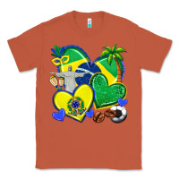Copper brazil hearts Classic Tee - texasbilliewilder