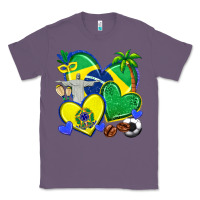 Lavender brazil hearts Classic Tee - texasbilliewilder