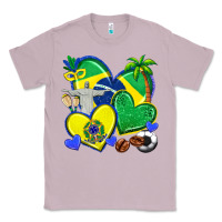 Lilac brazil hearts Classic Tee - texasbilliewilder