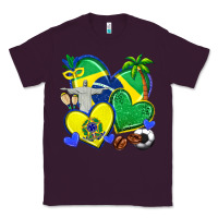 Plum brazil hearts Classic Tee - texasbilliewilder