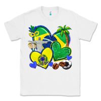 White brazil hearts Classic Tee - texasbilliewilder
