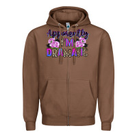Chestnut apparently im dramatic Zipper Hoodie - texasbilliewilder