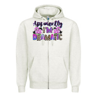 Oatmeal Heather apparently im dramatic Zipper Hoodie - texasbilliewilder