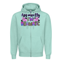 Seafoam apparently im dramatic Zipper Hoodie - texasbilliewilder