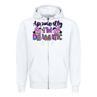White apparently im dramatic Zipper Hoodie - texasbilliewilder