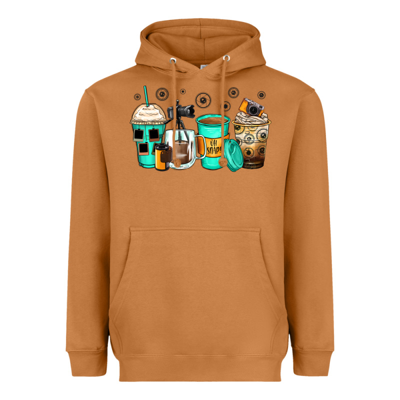 Photography Coffee Cups Heavyweight Hoodie by Zillion Design Studio | Teevron