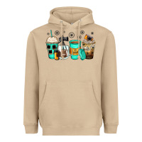 Mushroom photography coffee cups Heavyweight Hoodie - Zillion Design Studio