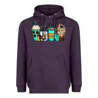 Plum photography coffee cups Heavyweight Hoodie - Zillion Design Studio
