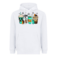 White photography coffee cups Heavyweight Hoodie - Zillion Design Studio