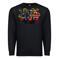 Black usa yall Premium Sweatshirt - RacoonDesign