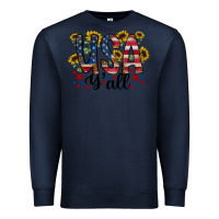Navy usa yall Premium Sweatshirt - RacoonDesign