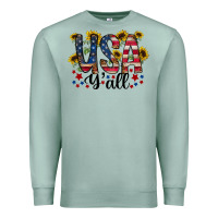 Seafoam usa yall Premium Sweatshirt - RacoonDesign
