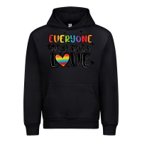 Black everyone deserves love Urban Hoodie - MaliasSmallBusiness