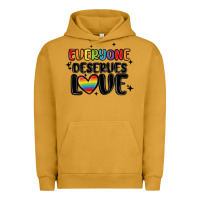 Everyone Deserves Love Urban Hoodie | Teevron