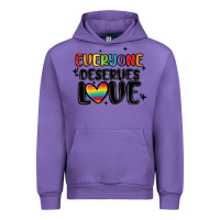 Tulip everyone deserves love Urban Hoodie - MaliasSmallBusiness