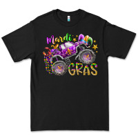 Black mardi gras monster truck Premium Tee - RacoonDesign