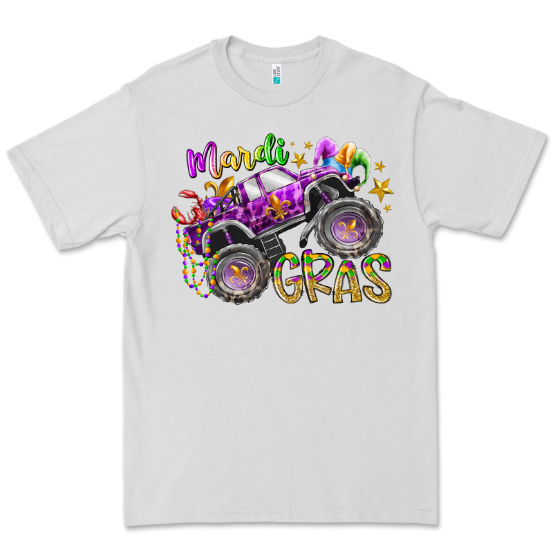 Mardi Gras Monster Truck Premium Tee by RacoonDesign | Teevron