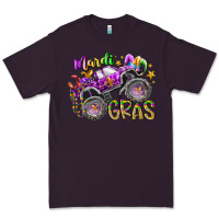 Plum mardi gras monster truck Premium Tee - RacoonDesign