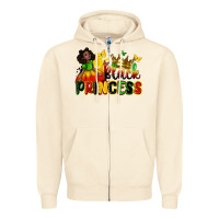 Sandshell black princess Zipper Hoodie - Zillion Design Studio