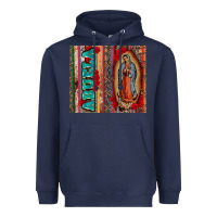 Navy abuela serape leopard tumbler 3 Heavyweight Hoodie - CTS Tumbler Store
