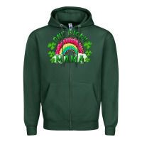 Sports Green st patrick's day one lucky mama Zipper Hoodie - RanaPortraitStore
