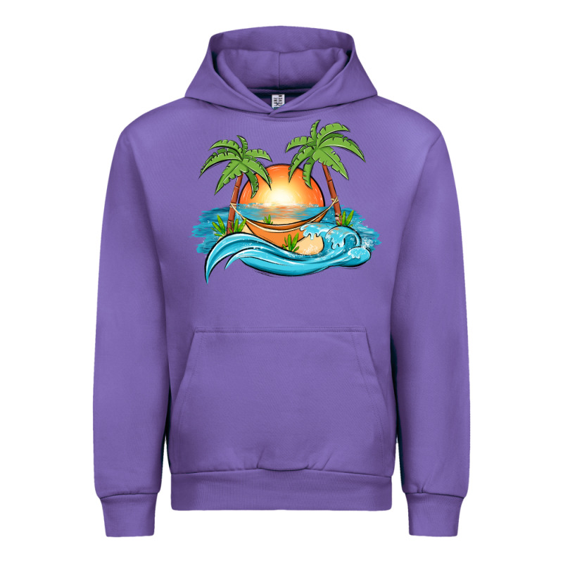 Sunset Beach Scene Urban Hoodie by MaliasSmallBusiness | Teevron
