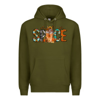 Army Green pumpkin spice latte Premium Hoodie - Jasminsmagicworld