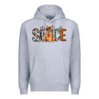 Heather Grey pumpkin spice latte Premium Hoodie - Jasminsmagicworld