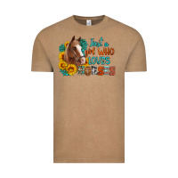 Vintage Coffee just a girl who loves horses Vintage Tee - Artiststas