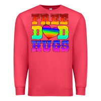 Cardinal lgbtq free dad hugs Premium Sweatshirt - HRA Design Shop