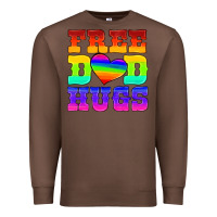 Chestnut lgbtq free dad hugs Premium Sweatshirt - HRA Design Shop