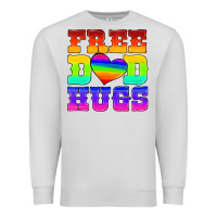 Dove Grey lgbtq free dad hugs Premium Sweatshirt - HRA Design Shop