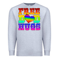 Lgbtq Free Dad Hugs Premium Sweatshirt | Teevron