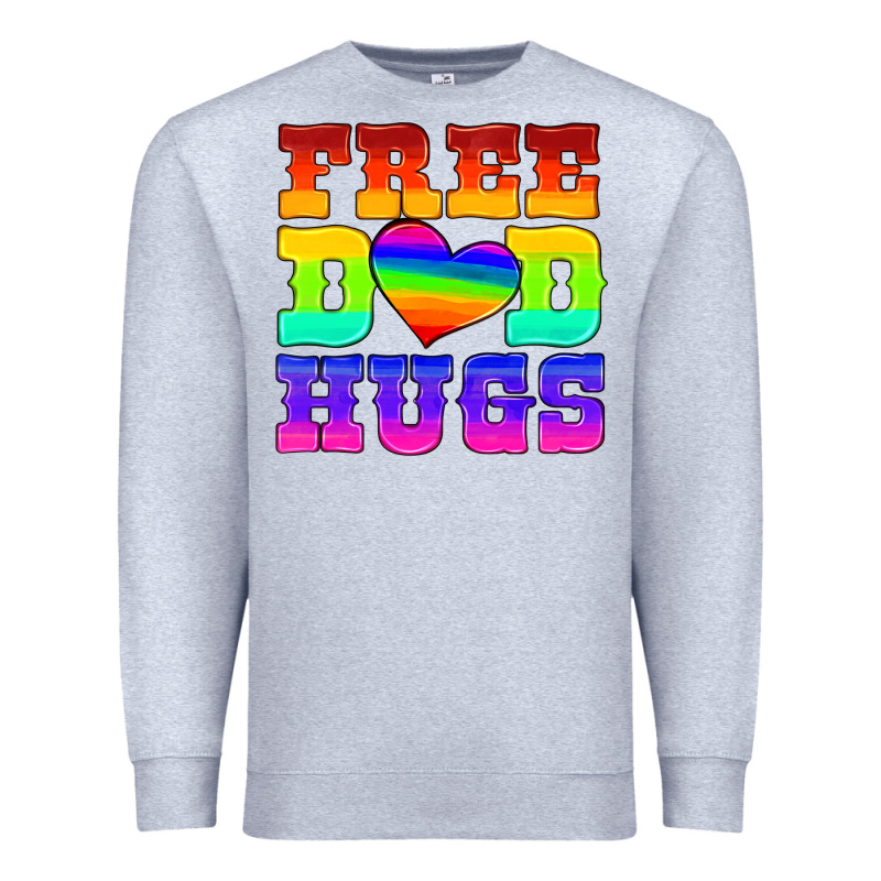 Lgbtq Free Dad Hugs Premium Sweatshirt by HRA Design Shop | Teevron