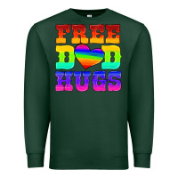 Sports Green lgbtq free dad hugs Premium Sweatshirt - HRA Design Shop