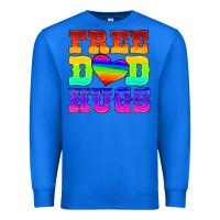 True Royal lgbtq free dad hugs Premium Sweatshirt - HRA Design Shop