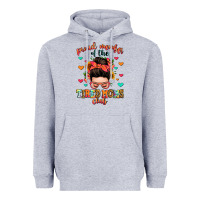 Heather Grey proud member of the tired moms club Heavyweight Hoodie - Zillion Design Studio