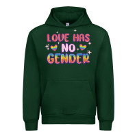 Forest Green love no gender Urban Hoodie - MaliasSmallBusiness