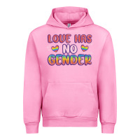 Fuchsia Pink love no gender Urban Hoodie - MaliasSmallBusiness