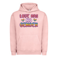 Pigment Salmon love no gender Urban Hoodie - MaliasSmallBusiness