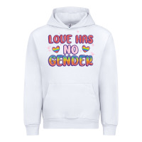 White love no gender Urban Hoodie - MaliasSmallBusiness