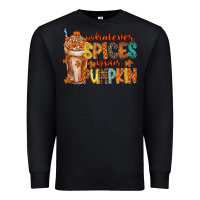 Black whatever spices your pumpkin Premium Sweatshirt - RacoonDesign
