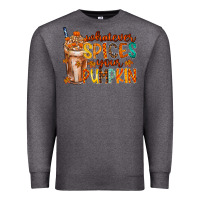 Charcoal Heather whatever spices your pumpkin Premium Sweatshirt - RacoonDesign