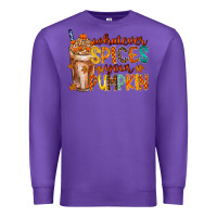 Purple whatever spices your pumpkin Premium Sweatshirt - RacoonDesign