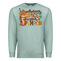 Seafoam whatever spices your pumpkin Premium Sweatshirt - RacoonDesign