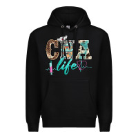 Black western nurse cna life Premium Hoodie - BarkalooDesign