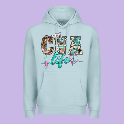 Western Nurse Cna Life Premium Hoodie Designed By Barkaloodesign